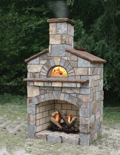 Stone Age Mezzo Vent Free Fireplace Oven Combo - SA-MPO-VFC