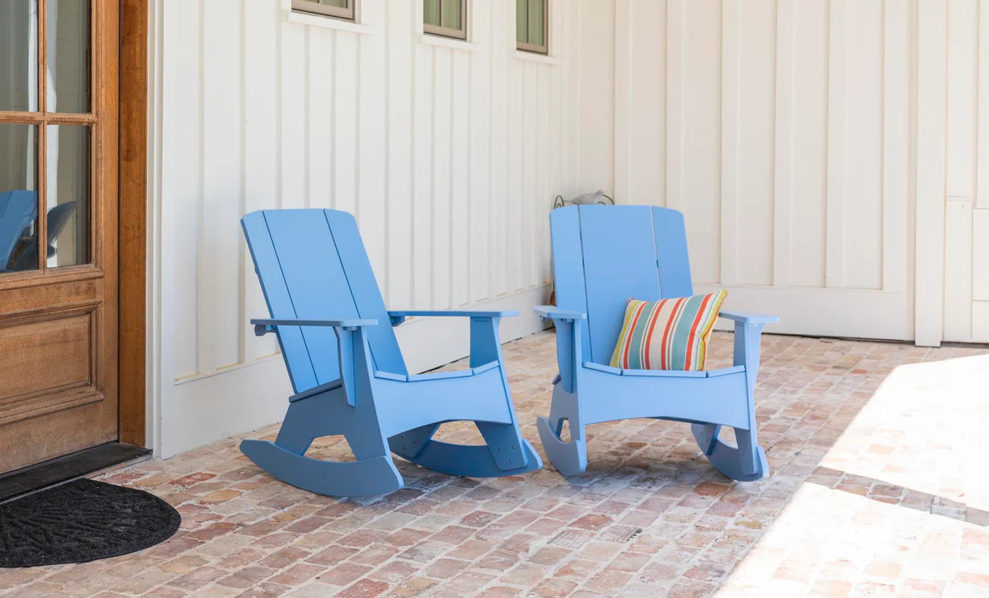 Ledge Lounger Mainstay Adirondack Rocker (Available in 8 Resin Colors) - LL-MS-AR-NY