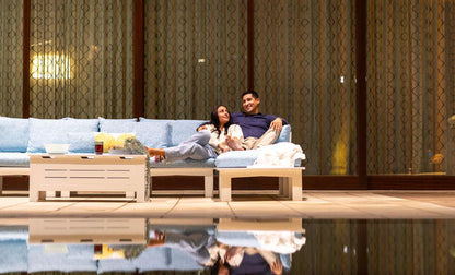 Ledge Lounger Mainstay Sectional Relaxed Right Corner (Available in 8 Resin Colors & 19 Fabrics) -LL-MS-SR-CR-WH-STD-4636