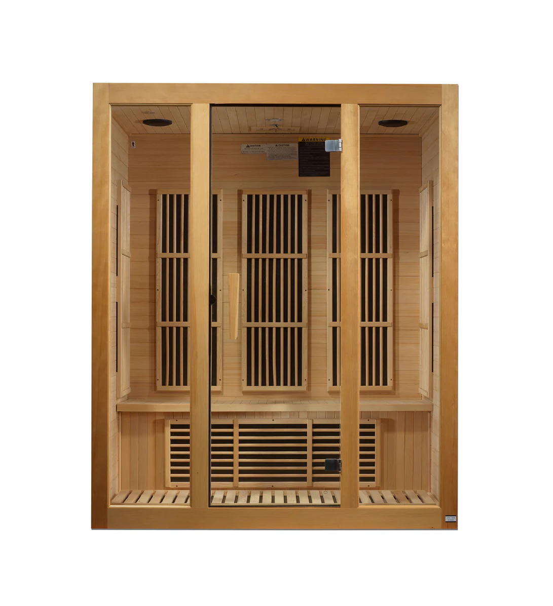 Maxxus Bellevue 3-Person Low EMF FAR Infrared Sauna – Hemlock