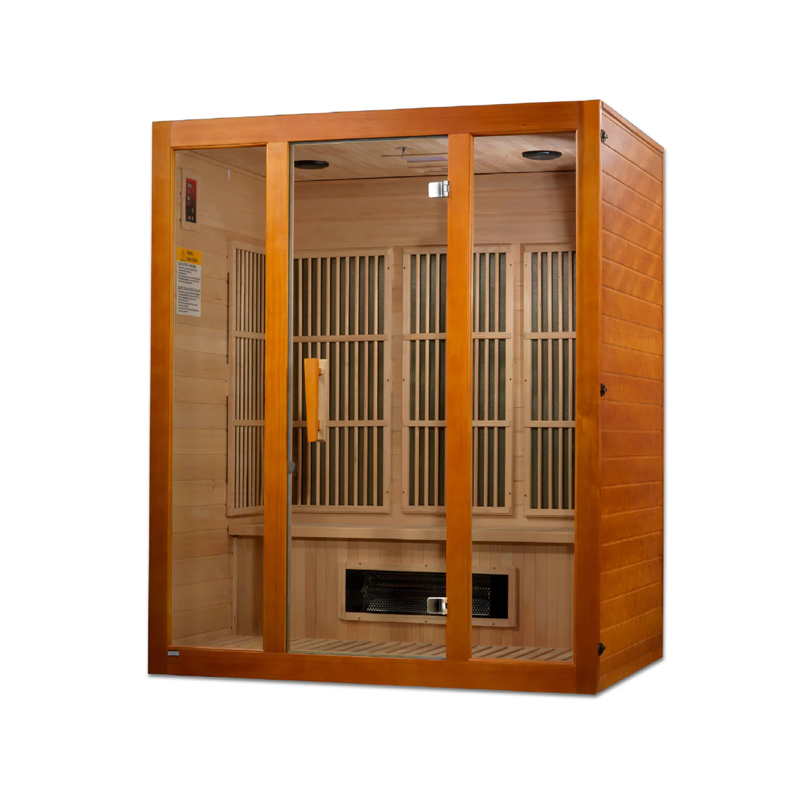 Maxxus J-Series 3-Person Low EMF FAR Infrared Sauna – Hemlock