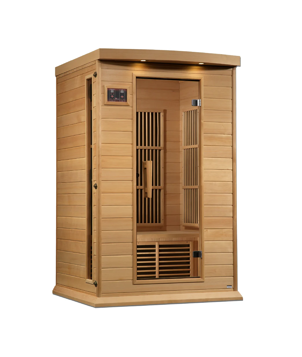 Maxxus K-Series 2-Person Near Zero EMF FAR Infrared Sauna – Hemlock