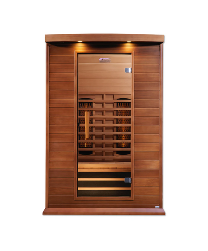 Maxxus 2-Person Full Spectrum Near Zero EMF FAR Infrared Sauna – Red Cedar