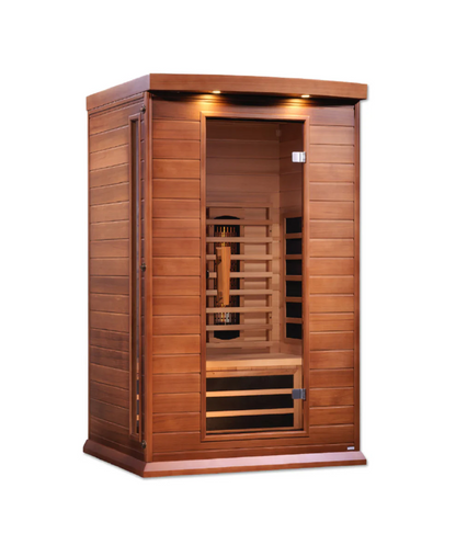Maxxus 2-Person Full Spectrum Near Zero EMF FAR Infrared Sauna – Red Cedar