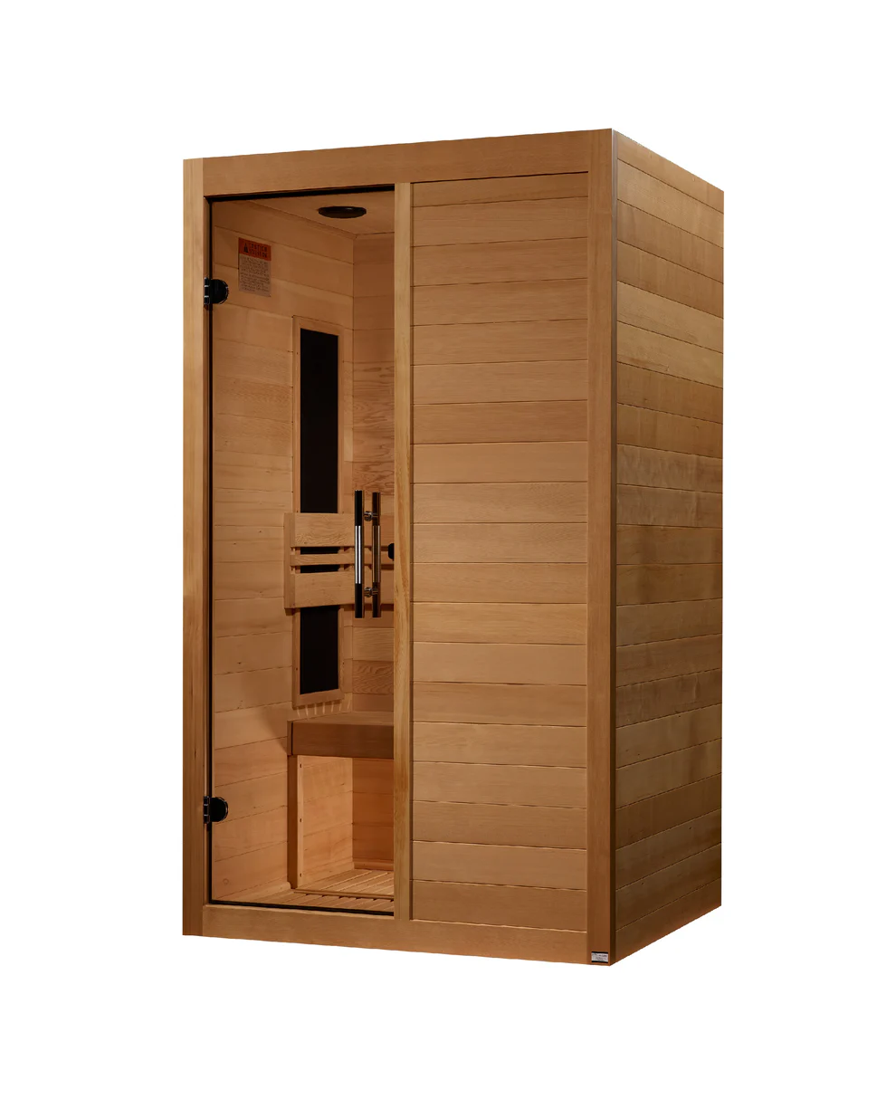 Maxxus S-Line Yoga 2-Person Low EMF FAR Infrared Sauna – Hemlock