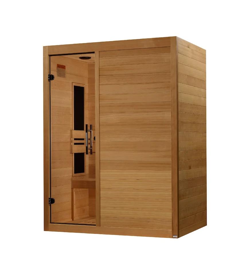 Maxxus S-Line Yoga 3-Person Ultra Low EMF FAR Infrared Sauna – Hemlock