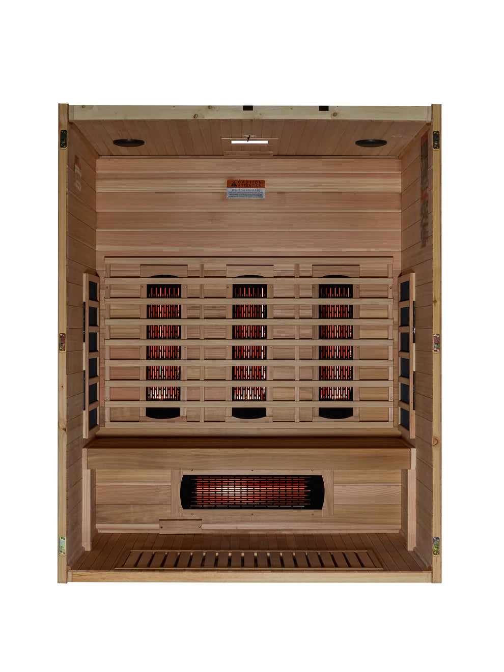 Maxxus S-Line Yoga 3-Person Full Spectrum Near Zero EMF FAR Infrared Sauna – Pacific Cedar