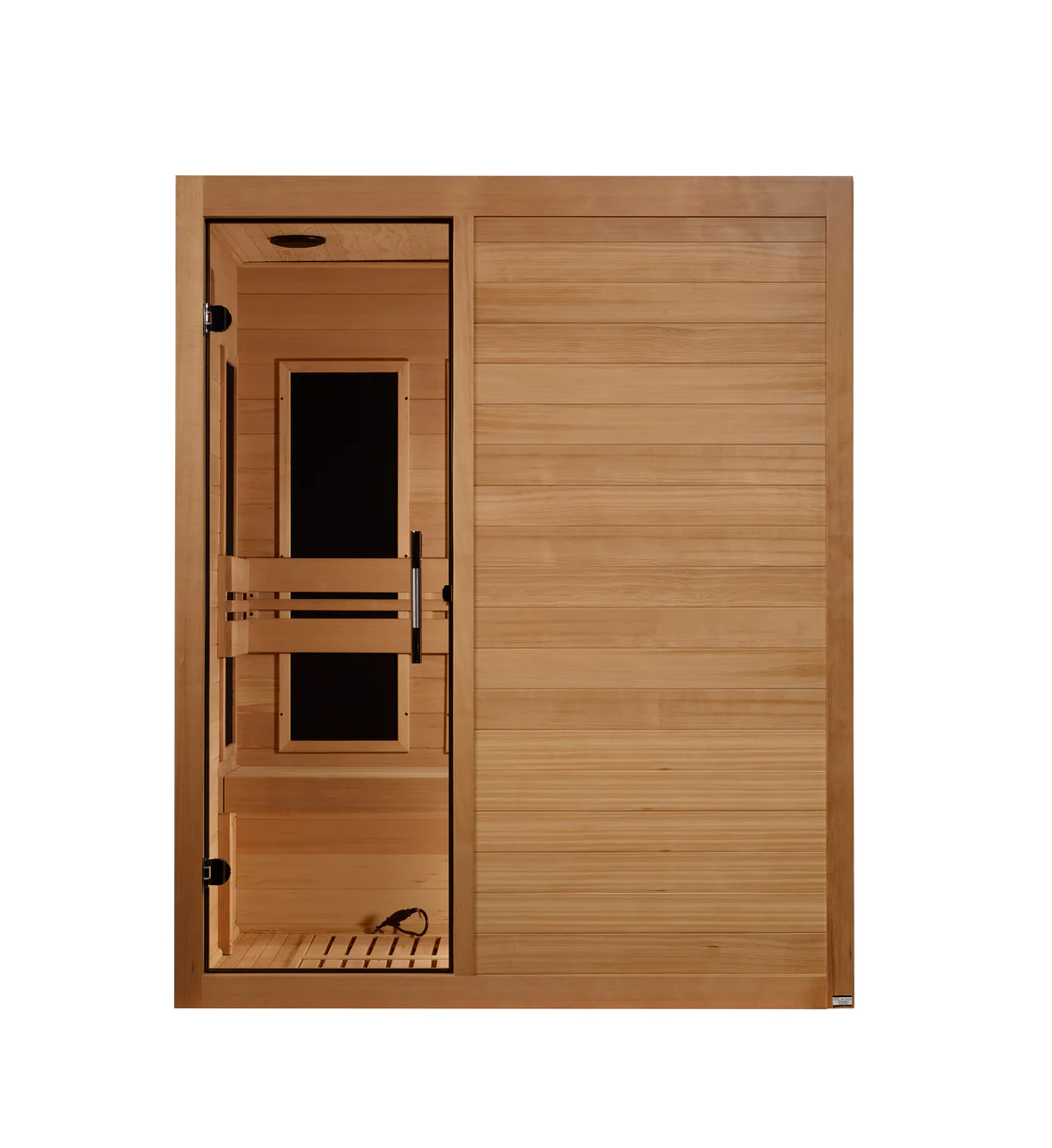 Maxxus S-Line Yoga 3-Person Low EMF FAR Infrared Sauna – Hemlock