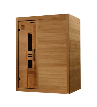 Maxxus S-Line Yoga 3-Person Low EMF FAR Infrared Sauna – Hemlock