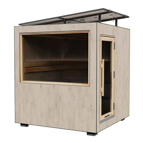 ThermaSol Solaris Sauna Cabin, Solar-Powered, 2 to 5 Person
