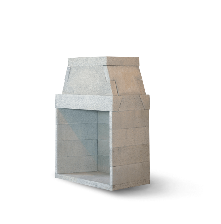 Isokern Magnum 72" Wood Burning Fireplace - 82072