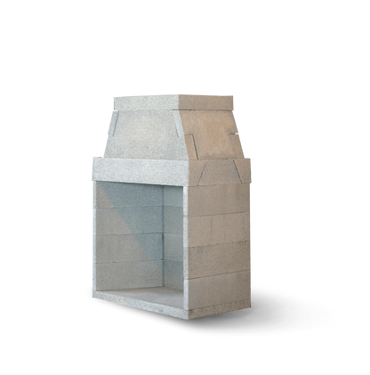 Isokern Magnum 72" Wood Burning Fireplace - 82072