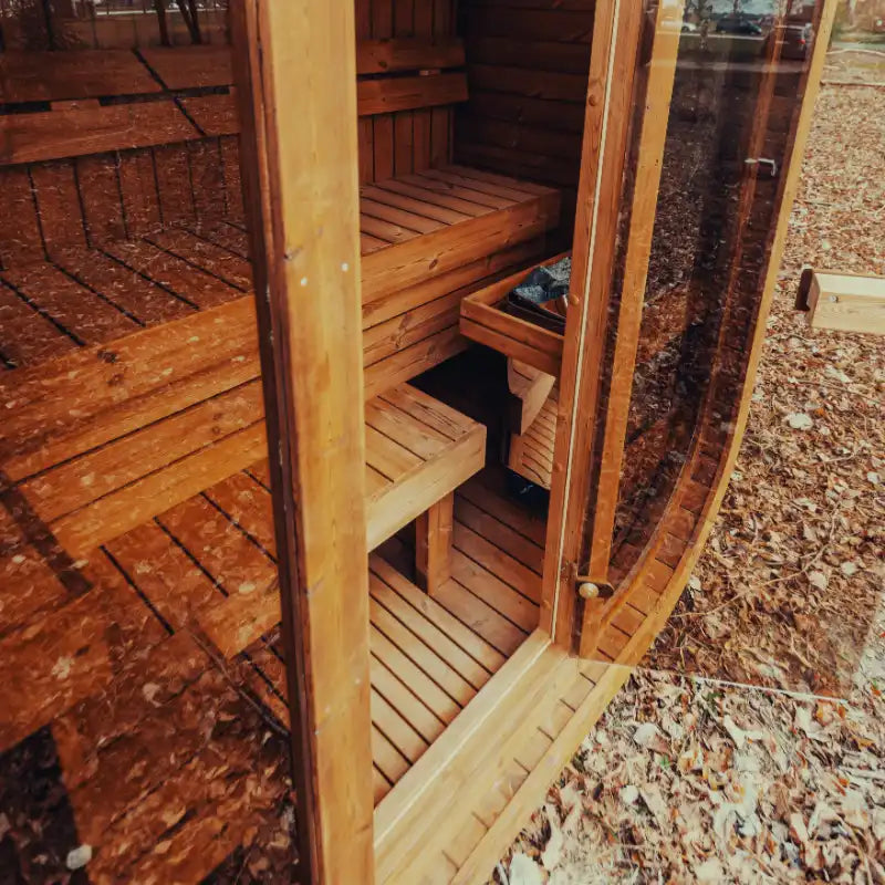 Mande Spa USA MW12 ThermoWood® Outdoor Sauna