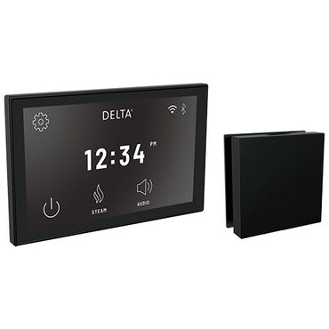Delta SteamScape™ Deluxe System - Digital Interface and Square Steam Head