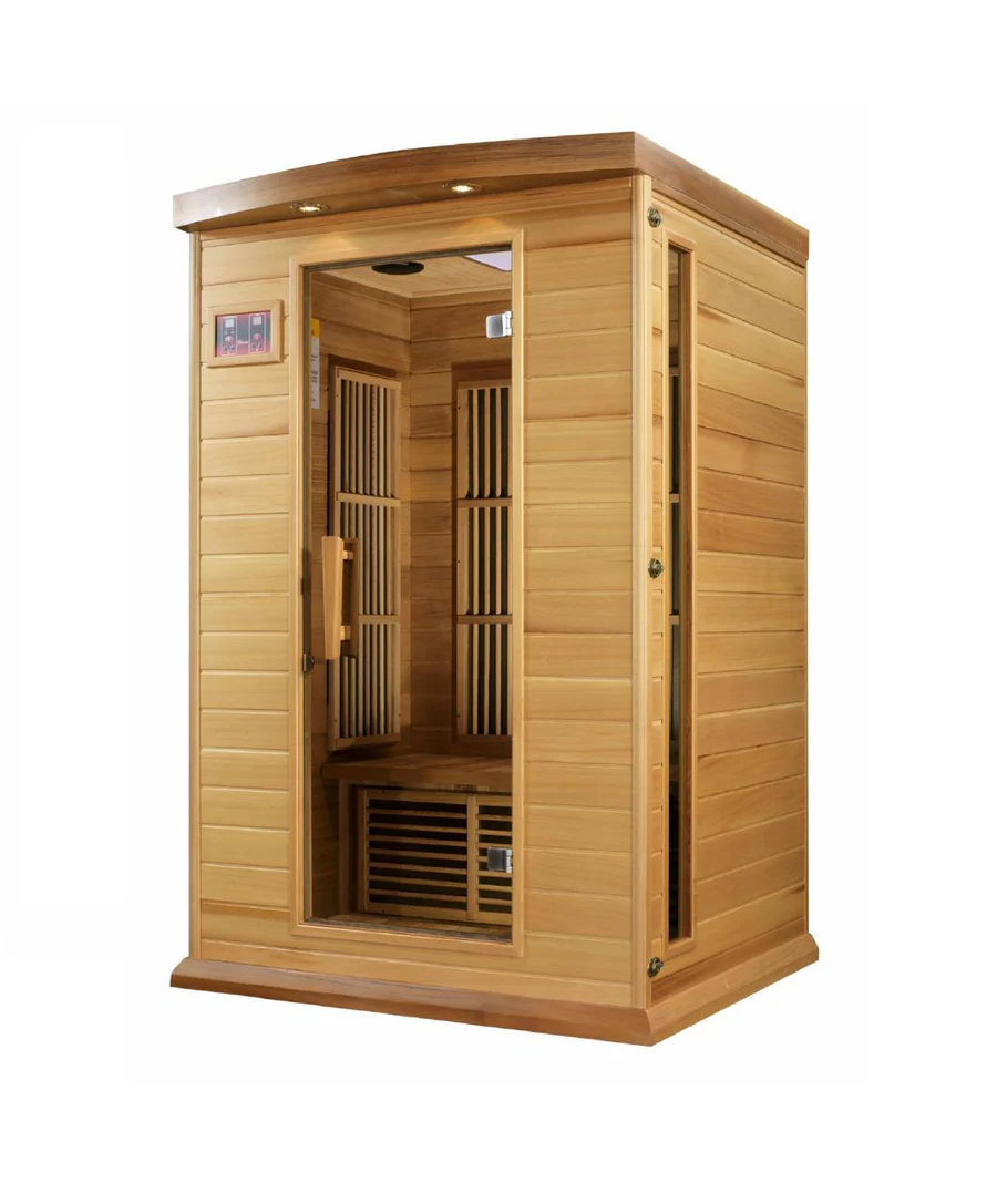 Maxxus 2-Person Low EMF FAR Infrared Sauna – Red Cedar
