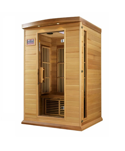 Maxxus 2-Person Low EMF FAR Infrared Sauna – Red Cedar