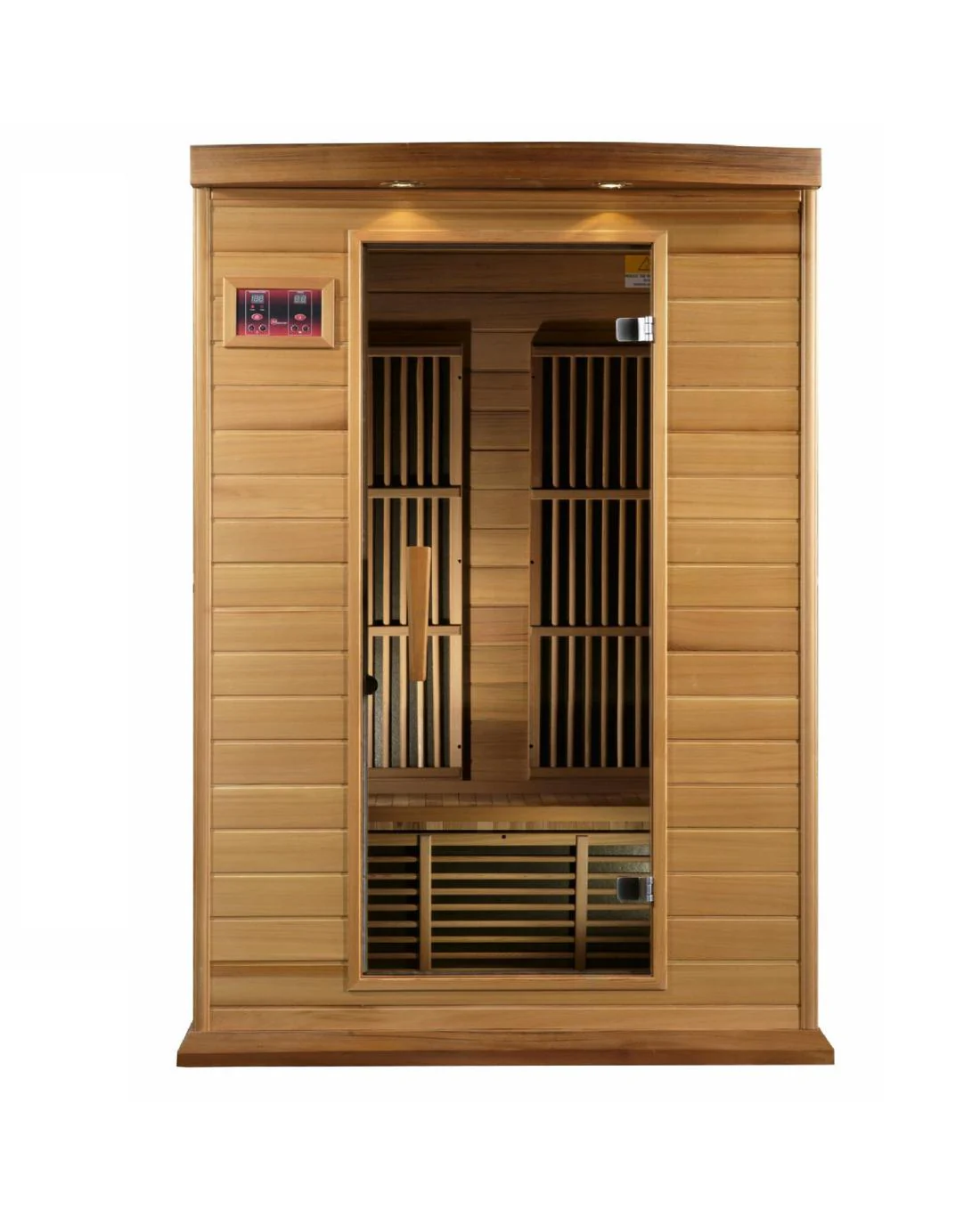 Maxxus 2-Person Low EMF FAR Infrared Sauna – Red Cedar