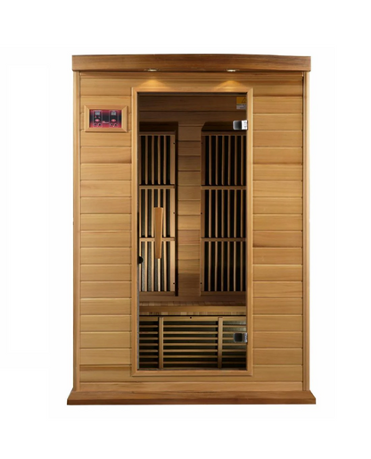 Maxxus 2-Person Low EMF FAR Infrared Sauna – Red Cedar