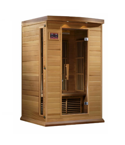 Maxxus 2-Person Low EMF FAR Infrared Sauna – Red Cedar