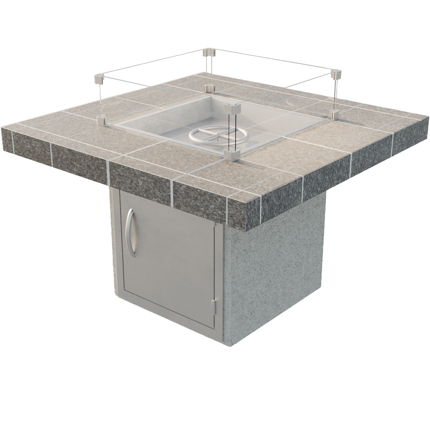 Cal Flame Mesa – Modern Contemporary Outdoor Gas Fire Pit