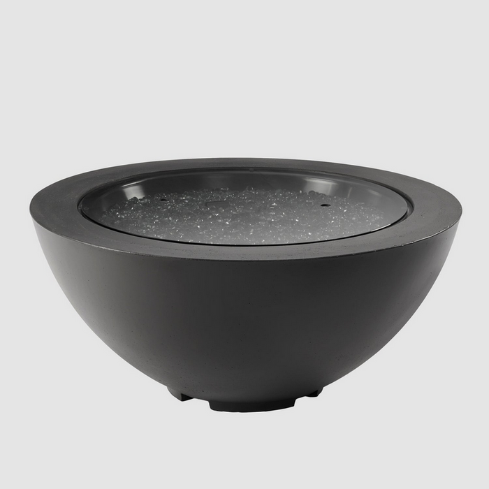 The Outdoor GreatRoom Company Midnight Mist Cove 42" Round Gas Fire Pit Bowl - CV-30MM