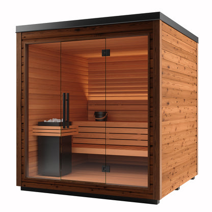 Auroom Mira L Cabin Sauna Kit, Up to 5-persons