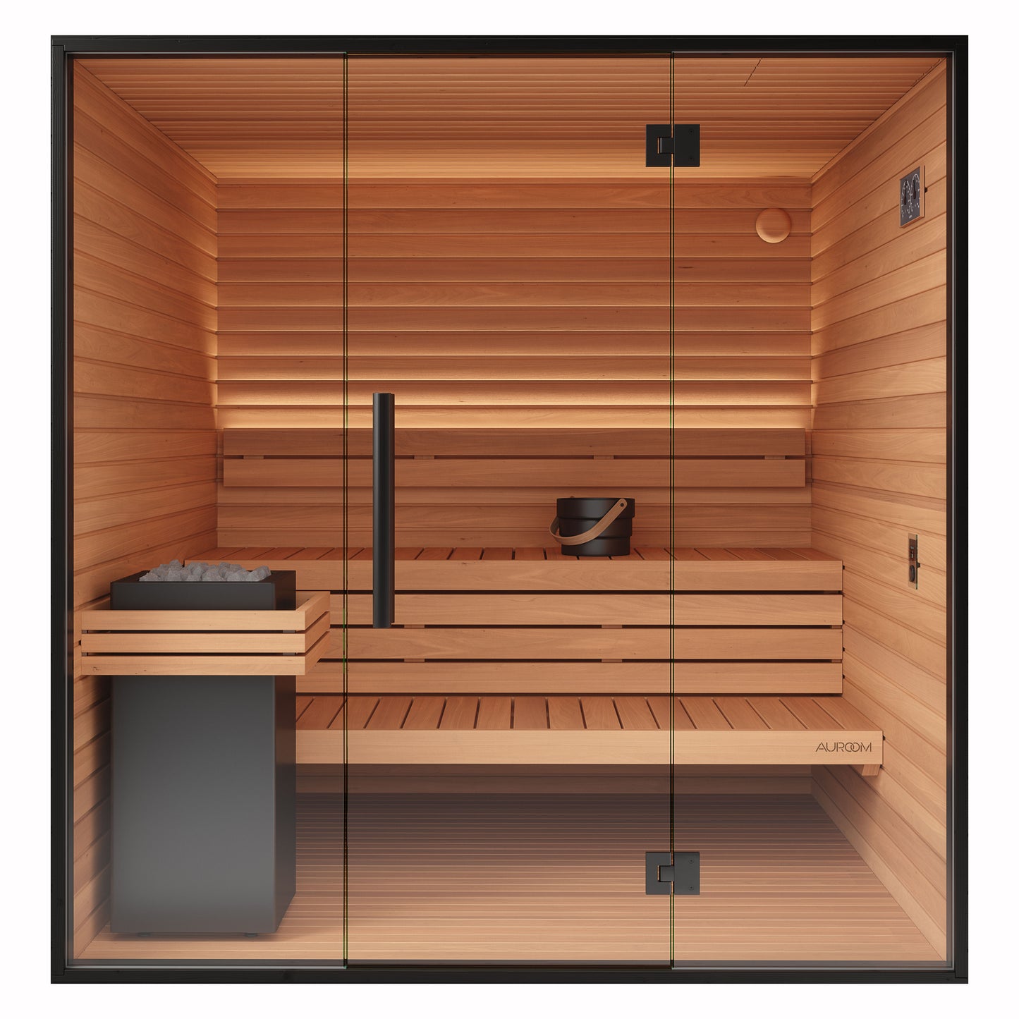 Auroom Mira L Cabin Sauna Kit, Up to 5-persons