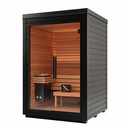 Auroom Mira S Cabin Sauna Kit BLACK