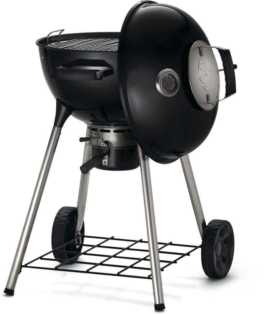 Napoleon NK18 Charcoal Kettle Grill, Black - NK18K-LEG-3