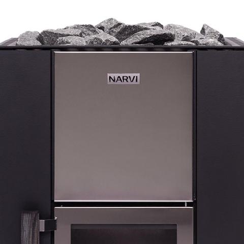 Narvi Kuru 14 Wood-Burning Sauna Stove, Up to 16kW