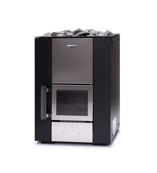 Narvi Kuru 14 Wood-Burning Sauna Stove, Up to 16kW