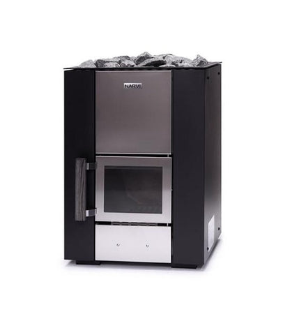 Narvi Kuru 14 Wood-Burning Sauna Stove, Up to 16kW