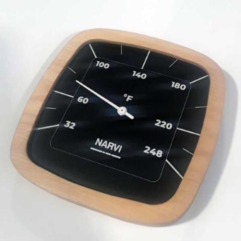 Narvi Black Fahrenheit Thermometer  - 163590