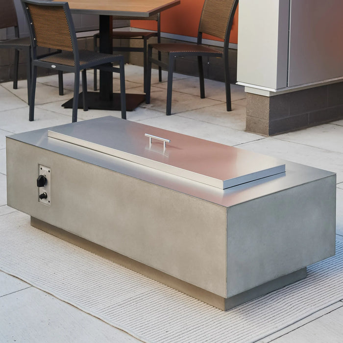 The Outdoor GreatRoom Company Natural Grey Cove 54" Linear Gas Fire Table - CV-54