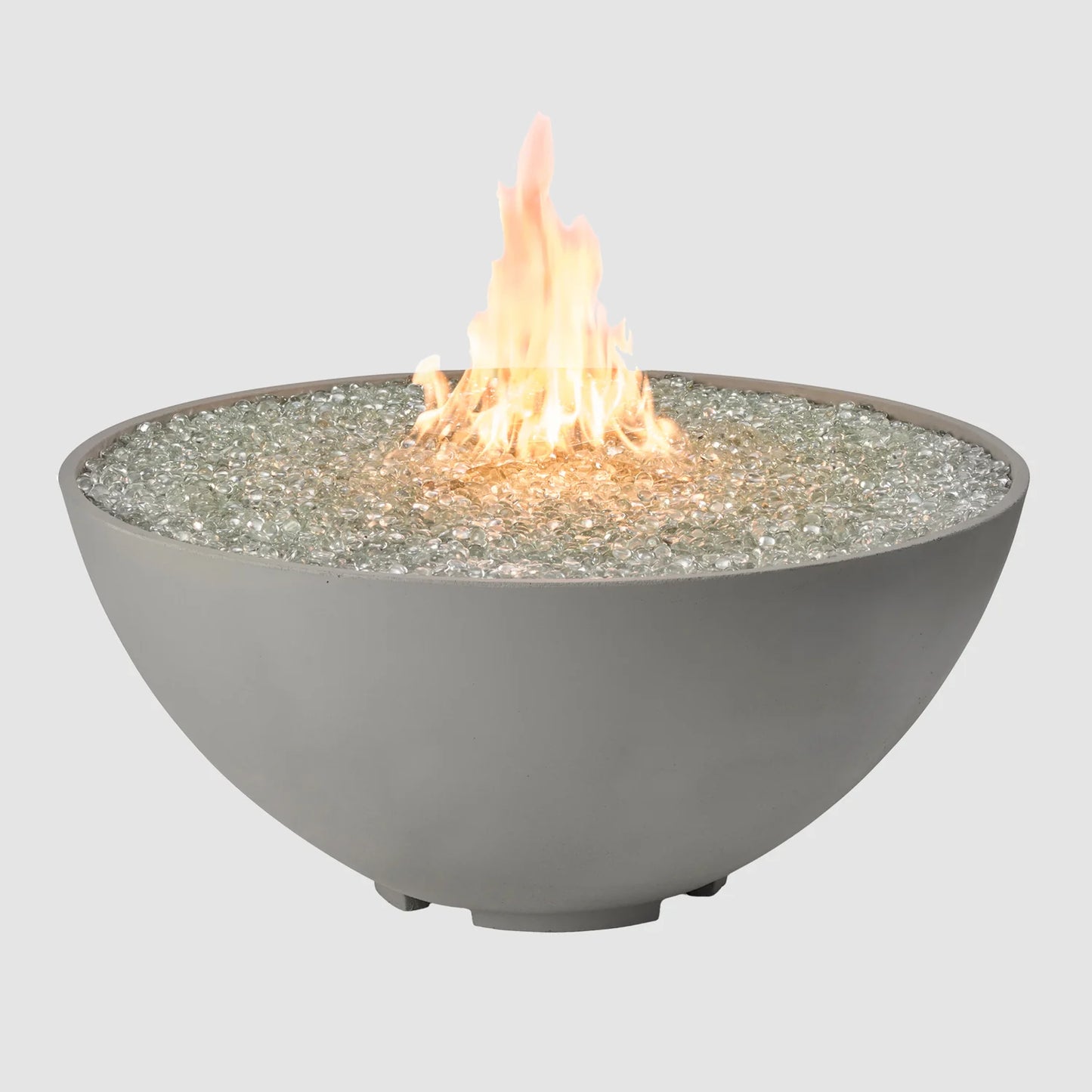 The Outdoor GreatRoom Company Natural Grey Cove Edge 42" Round Gas Fire Pit Bowl - CV-30E