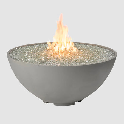 The Outdoor GreatRoom Company Natural Grey Cove Edge 42" Round Gas Fire Pit Bowl - CV-30E