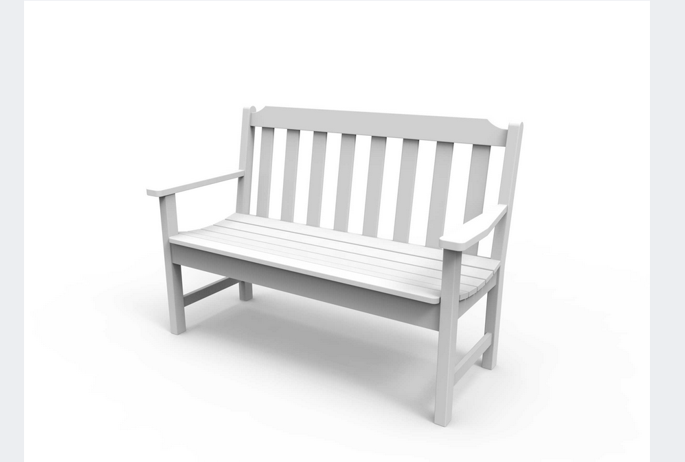 Seaside Casual Newport 4 ft. Bench - 037