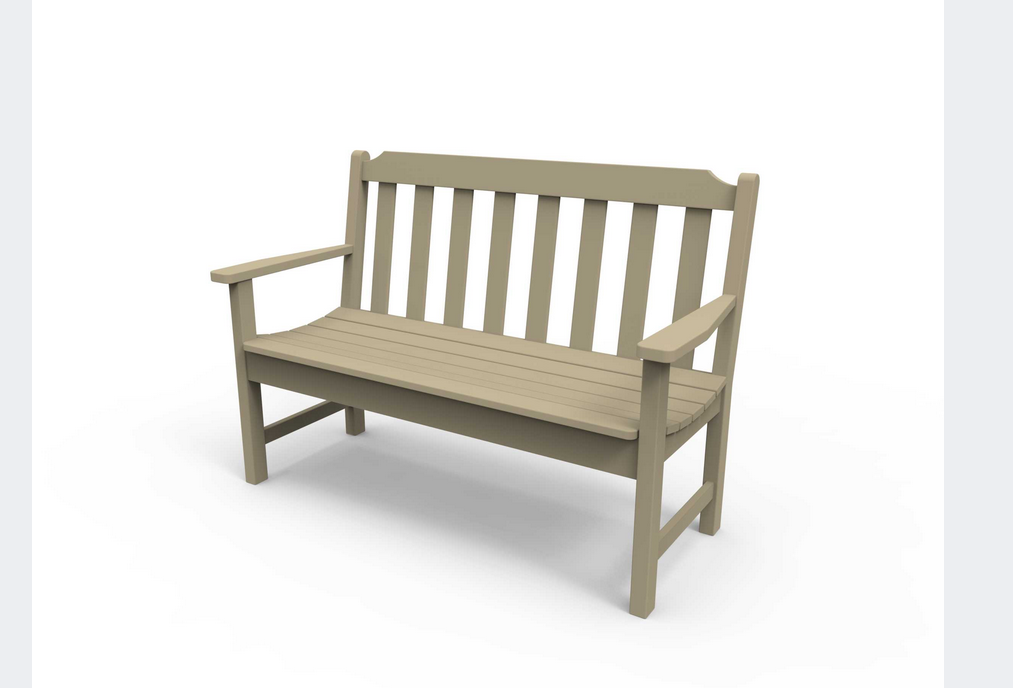 Seaside Casual Newport 4 ft. Bench - 037