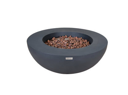 ELEMENTI - Lunar Bowl 42 Concrete Fire Table - Dark Gray - OFG101DG
