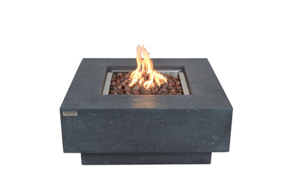 ELEMENTI - Manhattan 36 Concrete Fire Table - Dark Gray - OFG103DG