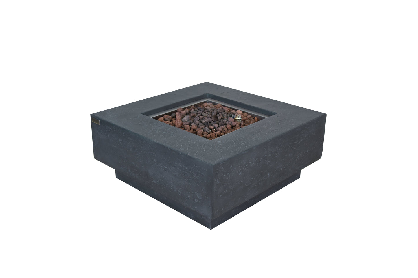 ELEMENTI - Manhattan 36 Concrete Fire Table - Dark Gray - OFG103DG