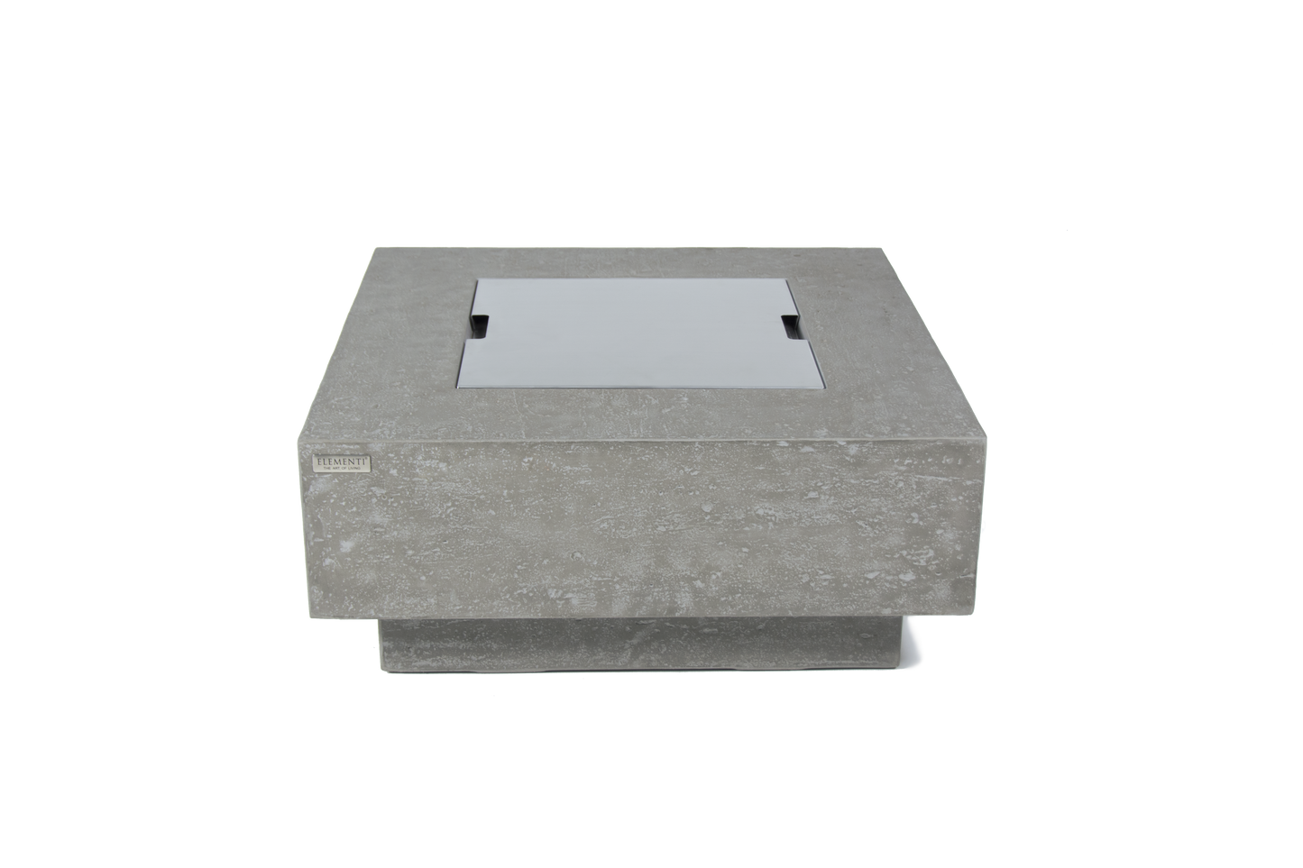 ELEMENTI - Manhattan 36 Concrete Fire Table - Light Gray - OFG103LG