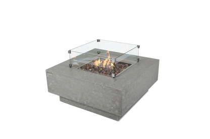 ELEMENTI - Manhattan 36 Concrete Fire Table - Light Gray - OFG103LG