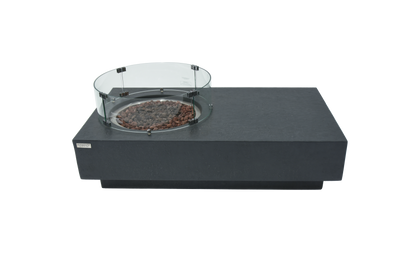 ELEMENTI - Metropolis 56 Concrete Fire Table- Dark Gray - OFG104DG