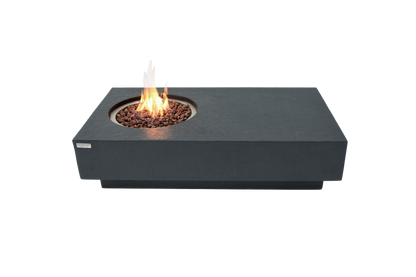 ELEMENTI - Metropolis 56 Concrete Fire Table- Dark Gray - OFG104DG