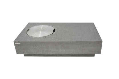 ELEMENTI - Metropolis 56 Concrete Fire Table- Light Gray - OFG104LG
