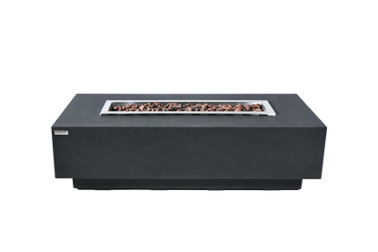 ELEMENTI - Granville 60 Concrete Fire Table- Dark Gray - OFG121DG