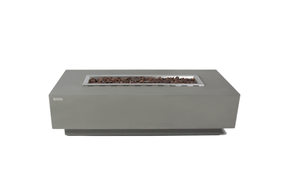 ELEMENTI - Granville 60 Concrete Fire Table- Light Gray - OFG121LG