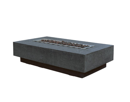 ELEMENTI - Hampton 56 Concrete Fire Table- Dark Gray - OFG139DG