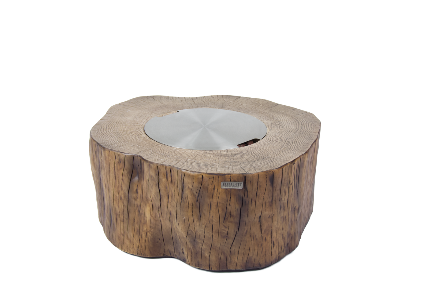 ELEMENTI - Manchester 42 Concrete Fire Table- Red wood - OFG145RW